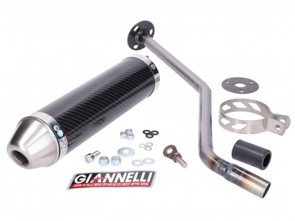 GI-34696HF - silencer Giannelli carbon for KSR Moto TR 50 SM/X 14/16