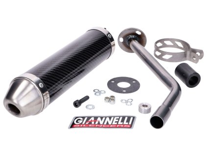 GI-34702HF - Endschalldämpfer Giannelli carbon für Beta RR Enduro Motard 50 17/18