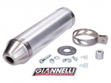 GI-34683HF - silencer Giannelli Alu for Aprilia RX/SX 50 06-15, Derbi Senda 50 RX/SM Xrace/Xtreme 09-15