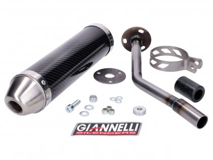 GI-34688HF - Endschalldämpfer Giannelli carbon mit ABE für Beta Enduro 50cc 09/11