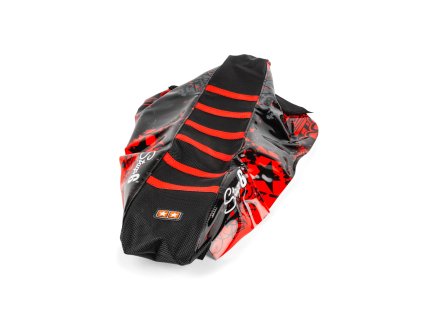 Potah sedla Stage6 (plný) černo - červený Sherco / HRD od 2006