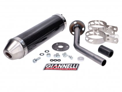 GI-34698HF - silencer Giannelli carbon for Fantic Motor 50ER, 50MR