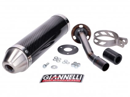GI-34709HF - silencer Giannelli carbon for Vent Derapage 50, 50RR 2019/2020