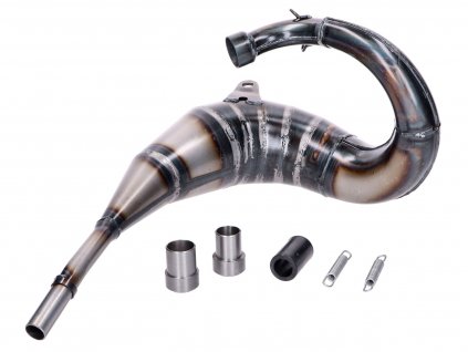 GI-34677HF - Exhaust Giannelli Enduro for Peugeot XP6 SM 50 Bj.2006-2007, Motorhispania Furia Max 50