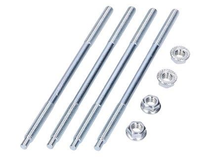 Sada šteftů válce s maticemi M6x125mm, Simson S51, S70, S53, SR50, SR80, Schwalbe KR51/2