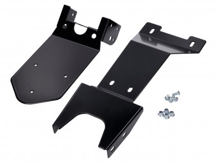 49042 - license plate holder black with splash guard black coated for Rieju MRT