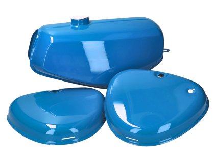 Nádrž a boční kryty, modrá, Simson S50, S51, S70