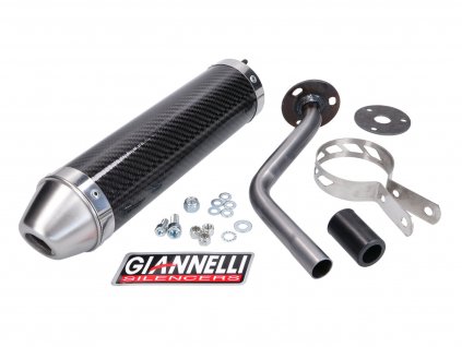 GI-34635HF - muffler Giannelli carbon for HRD Sonic 50 99-03
