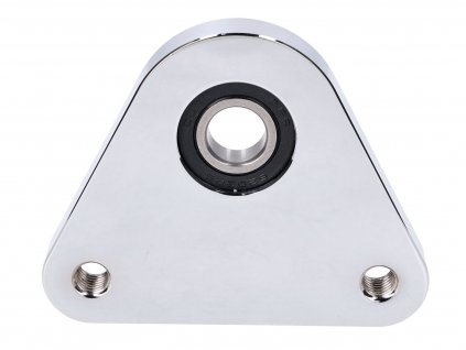 43834 - rear wheel bearing plate swiing racing aluminum chrome for Piaggio Ciao, Si, Bravo, Boxer