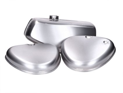 Nádrž a boční kryty, bez laku, Simson S50, S51, S70