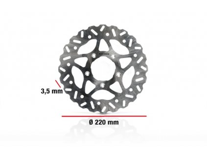 Brzdový kotouč Malossi Whoop Disc, Piaggio NRG / Gilera Runner 50 - 200 ccm