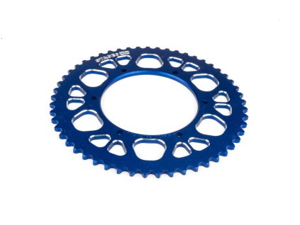 Rozeta 53z - 420 Stage6 alu CNC modrá Aprilia SX 50