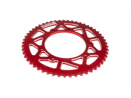 Rozeta 53z - 420 Stage6 alu CNC červená Rieju MRT