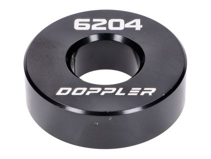 Náhrada ložiska Doppler alu CNC černá, 6204 ložisko