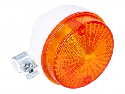 41718 - indicator light assy rear 80mm orange / white for Simson S50, S51, S70, SR50, SR80
