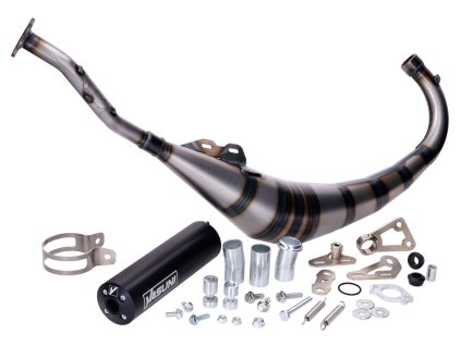Výfuk Yasuni R2 MAX PRO černý Aprilia RS 50, Yamaha MBK TZR 50, Rieju RS2, RS3 Naked