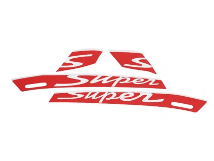 Sada samolepek Piaggio "Super", Vespa GTS Super, ​Super Sport 125 / ​300 ccm