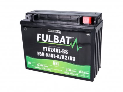 Baterie Fulbat FTX24HL-BS F50N-18L-A/A2/A3 GEL, moto, zahradní traktor, SSV, UTV