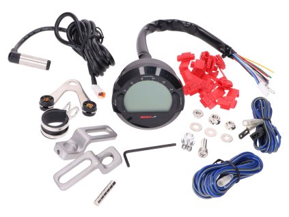 Tachometr Koso Digital DL-03SR LCD display černá d=64mm