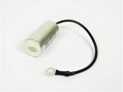 Kondenzátor s očkem (kabel 120mm), Jawa / ČZ