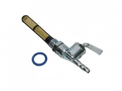 Benzínový kohout M14x1,5 (krátká páčka), Jawa / ČZ