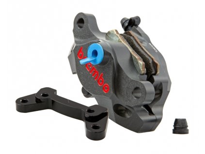 Brzdič zadní 2-pístkový Brembo s adaptérem, Vespa GTS / GTV / GT 125-300 ccm
