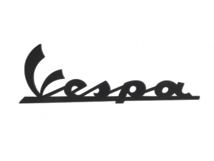 Nápis / znak "Vespa", černý, 150x50 mm, Vespa GTV 300 RST (2023-)