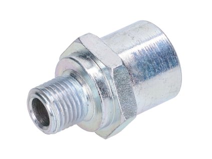 Adaptér pro čidlo teploty Malossi M10x1 na M12x1.5, Aprilia SR50, Piaggio NRG Power Euro4