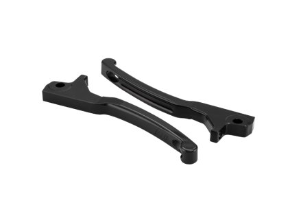 Sada tuningových CNC brzdových páček SIP, černý elox, Vespa GTS / ​GTS Super 125 / ​300 ccm (2023-)