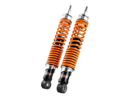 Sada zadních tlumičů Carbone Sport oranžové, Vespa GT, GTS, GTV 125, 200, 250, 300