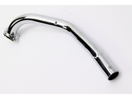 Koleno výfuku s prolisem JAWA 50 - 05, 20 II. jakost - chrom  *M