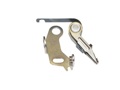 Kontakty přerušovače - sada (prořez na pružině)