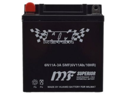 Motobaterie WM 6V/11Ah-3A (gelová) JAWA, ČZ