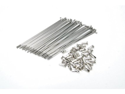 Paprsek / výplet M3 x 145 nerez + M3 D-5,8/8,7 x 14mm JAWA 50 - 555, 05, 20, 21, 23  (sada 36ks)