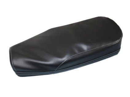 Potah sedla JAWA 50 - 23 Mustang černý - na spony (org. molitan)  *M