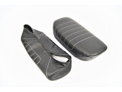 Potah sedla prošitý černý BABETTA STAR 134, STELLA (originál sedlo)  *M
