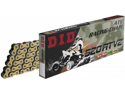 Řetěz DID 5/8 x 1/4 520 ATV2 X kroužek 120 čl. + spona