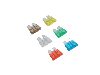 Sada nožových pojistek STANDARD (7,5; 10; 15; 20; 25; 30A)