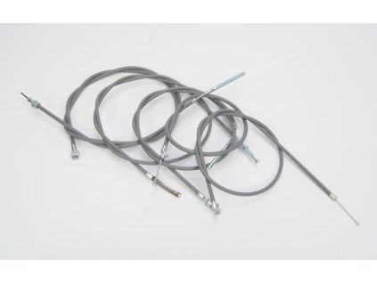 Sada šedých bowdenů vč. náhonu tachometru JAWA 50 - 20