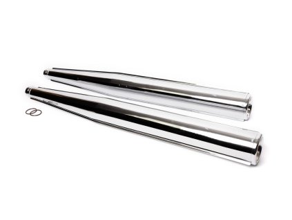 Tlumič výfuků bez prolisu 950mm JAWA 634 (sada)  TW