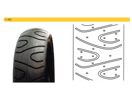 Pneu 140/70 - 12 *FORUNE F-806 6pl. -e-