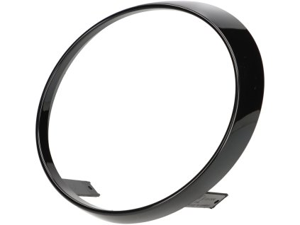 headlight trim ring Moto Nostra, glossy black for Vespa GTS 125, Vespa GTS 300 HPE