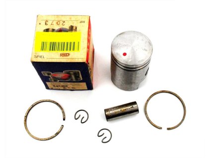 Piston set aluminum 38,20mm with piston rings and piston pin 12mm for Hercules K 50, DKW, KTM