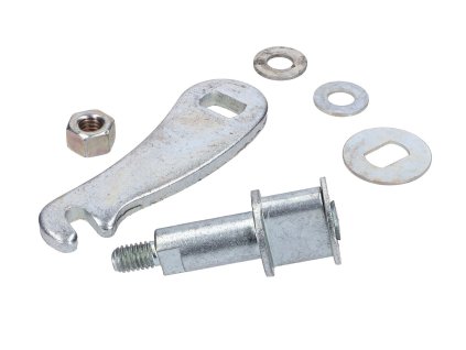 Brake lever set metal silver for Hercules Prima 6, M 1, 2, 4, 5, P 3, HR 2