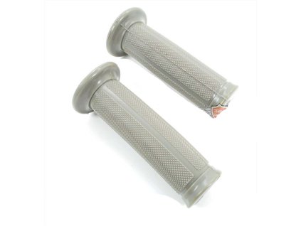 Handle rubber 110mm 22/24mm gray for Hercules MK 50 Prima M, Kreidler Florett Eiertank LF LH Flory MF MP, Zündapp GTS C Combinette, Puch Maxi