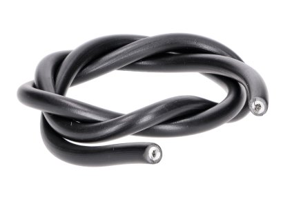 Ignition cable black 50 cm 5mm for Zündapp Bergsteiger M 50, Mofa 25, Automatic Mofa, ZA, ZB, ZD 10, 20, TS, ZR CS, CX, Hai, GTS, C, KS Combinette, Hercules MX 1, Prima, M, MK, K, HR 219, 220, Kreidler Florett, Flory, MF, Puch Maxi, Monza, X, MS, VS…
