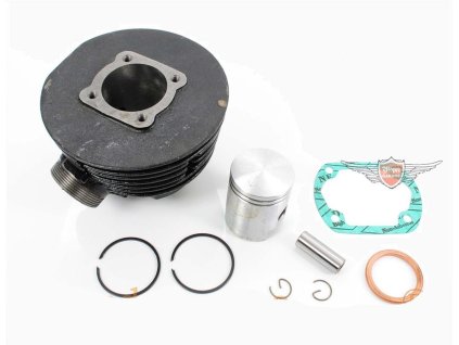 Cylinder kit cast 56cc 41mm 12mm for Sachs 50/3, 50/4 LKH, Hercules 219, 218, 220, Miele, DKW, KTM, Göricke, Gritzner
