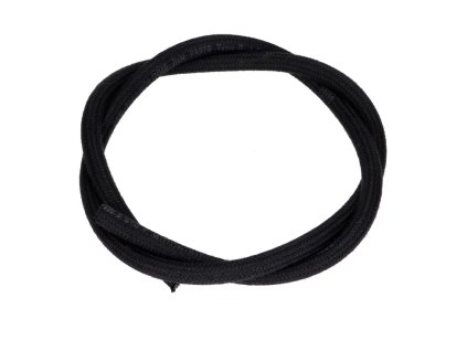 Hose fabric gasoline 4mm x 9.5mm 1m black for Hercules, KTM, Rixe, Sachs, Zündapp, Kreidler, Puch, Simson moped, moped, mokick
