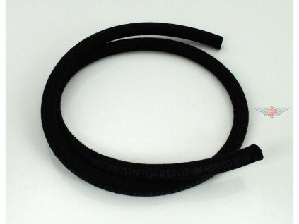 Hose fabric gasoline 8mm x 13mm 1m black for Hercules, KTM, Rixe, Sachs, Zündapp, Kreidler, Puch, Simson, moped, moped, mokick