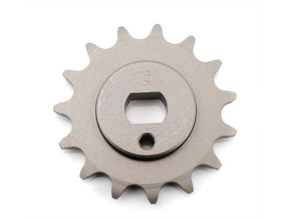 Sprocket reinforced 15 teeth 15x11mm for Kreidler, Florett RS, TS 66, GT, Mustang, RS-B, RSH-B, RS-L, RS-G, RSH-G, TM